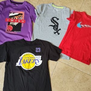 Kids Medium Graphic T-Shirts - Multi-Color Pack